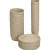 treeNside Geschirr-Set, 36-teilig graubeige