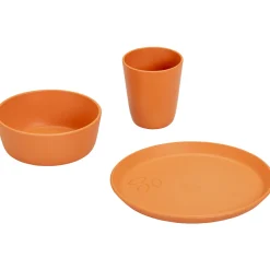 treeNside Kindergeschirr-Set - Teller, Becher & Schüssel, coral