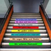Treppen-XXL Sticker, Indoor, Verhaltensregeln, 120 x 10 cm