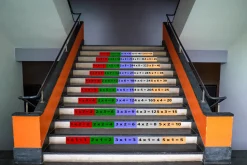 Treppen-XXL Sticker Kleine 1x1 - Rechenschritte, 120 x 10 cm