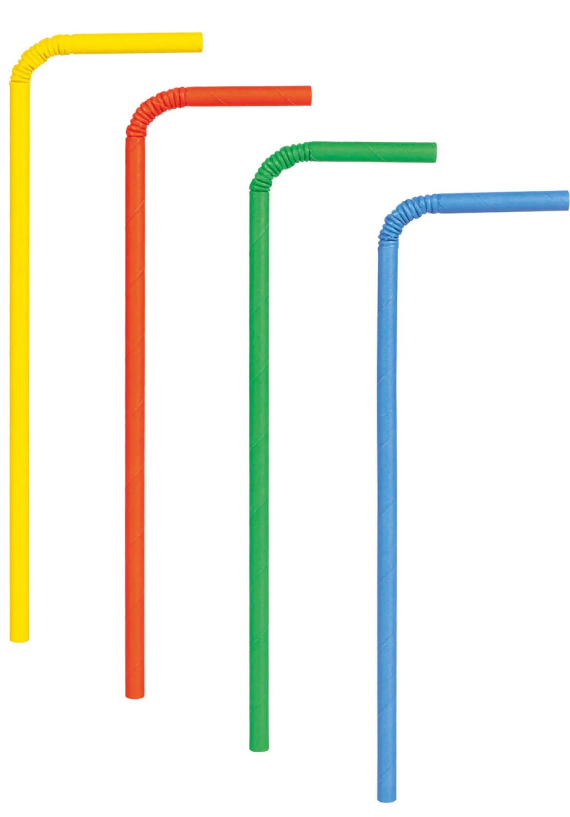 Trinkhalme aus Papier, 100 Stück