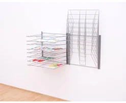 Trocknungsgestell zur Wandmontage, silber