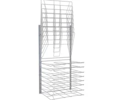Trocknungsgestell zur Wandmontage, silber