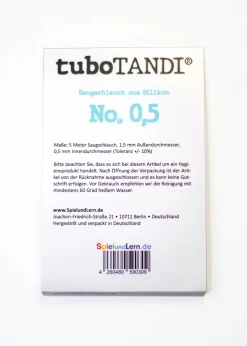 tuboTANDI Saugschlauch aus Silikon No. 0,5