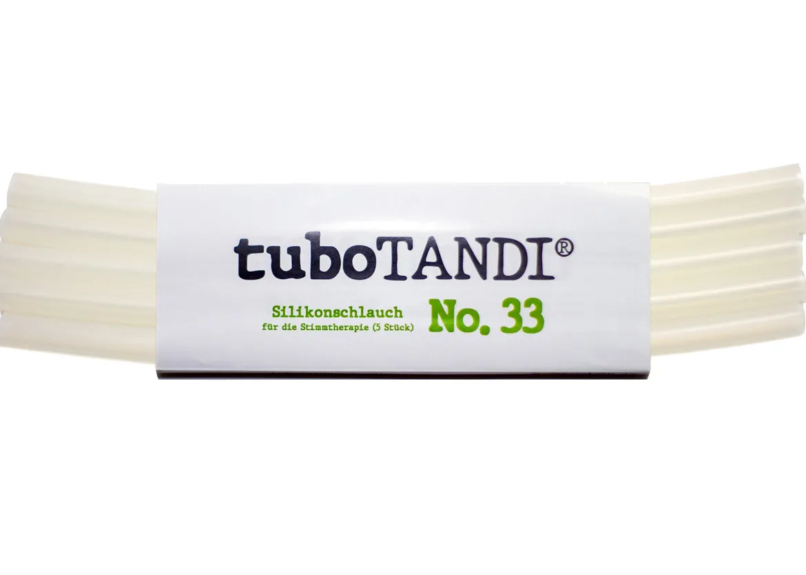 tuboTANDI Silikonschlauch für die Stimmtherapie No. 33 (5 Stück)
