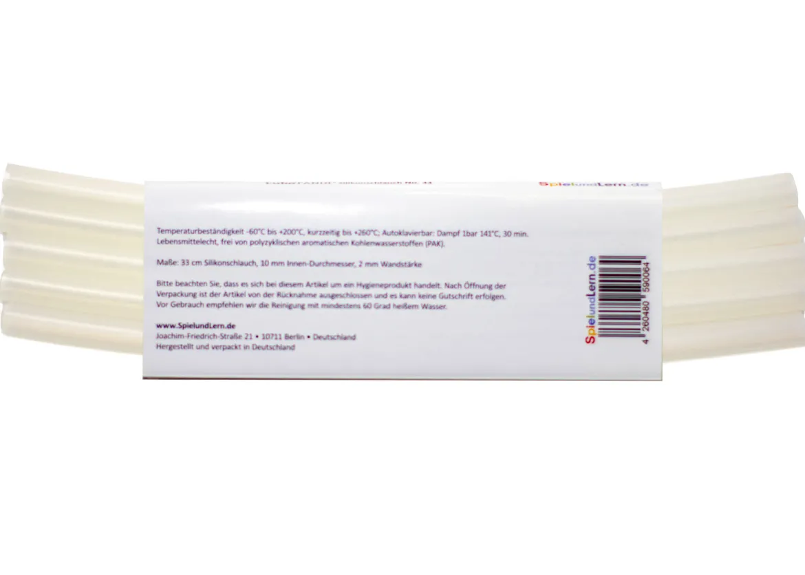 tuboTANDI Silikonschlauch für die Stimmtherapie No. 33 (5 Stück)