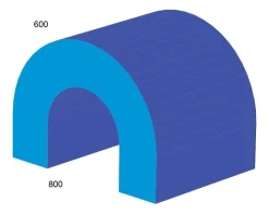 Tunnel MAXI blau/hellblau, 36-218-12, ab 4 Jahre
