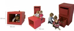TuReSi Modul, Tunnel-Regal-Sitz, Schaumstoffelemente, ab 2 Jahre