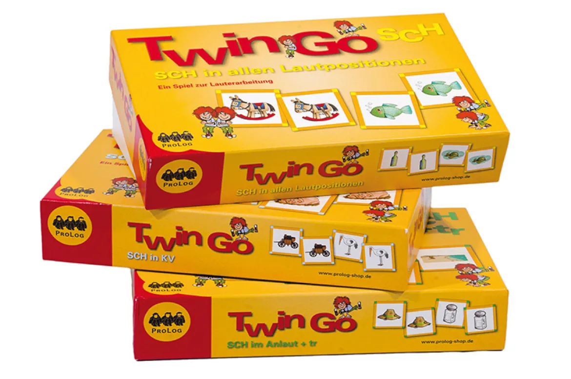 Twin Go SCH im Paket, 3 x 20 bunte Bildkartenpaare