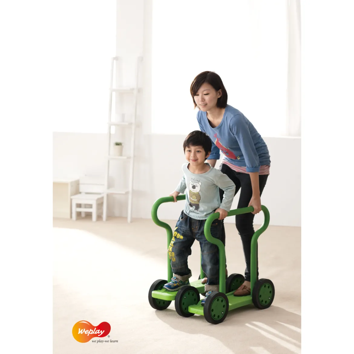 Twin Walker, Gehwagen für zwei Kinder, Balance und Teamwork, ab 3 Jahre