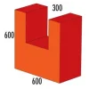 U-Element MAXI rot/orange, ab 4 Jahre