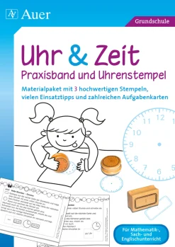 Uhr & Zeit - Praxisband und Uhrenstempel