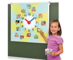 Uhr zum Tagesablauf, Magnet-Set, 5-12 Jahre