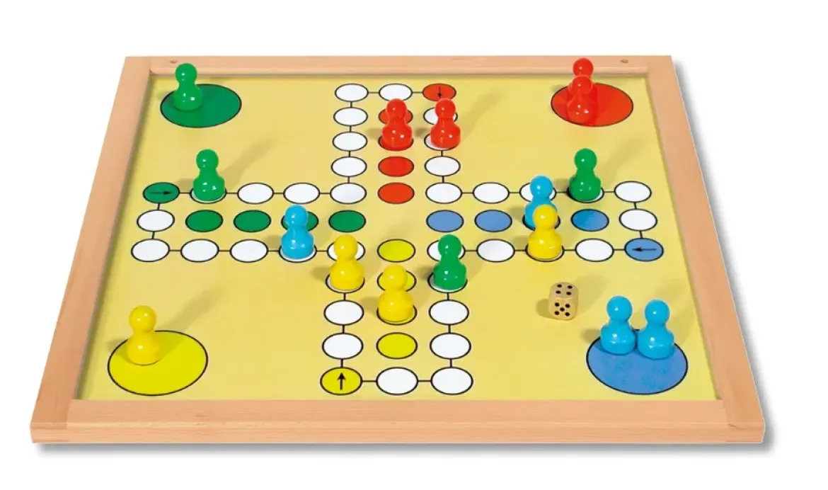 Verflixt, Brettspiel, groß, magnetisch, für 4 Spieler, 50x50cm