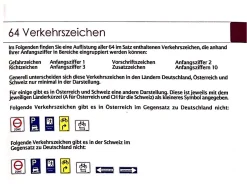 Verkehrszeichen, 64 Stück, magnetisch, aus MAG-Pap°