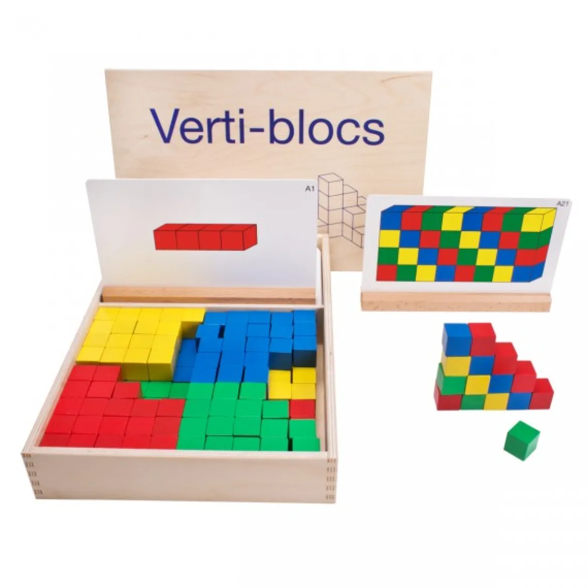 Verti-blocs Satz A, Lernmaterial Geometrie, ab 4 Jahre