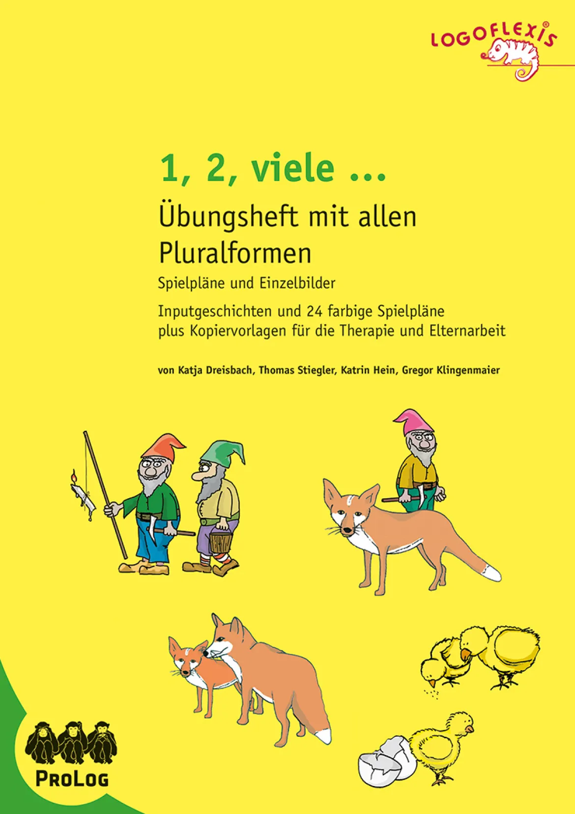 1, 2, viele... , Übungsheft und Kopiervorlagen mit allen Pluralformen, ab 3 Jahre