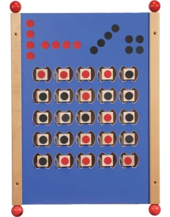 Vier Gewinnt-Wandelement, blau, 80 x 56 cm, ab 4 Jahre