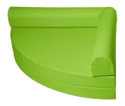 Viertelkreis-Klappmatte Peri limettengrün