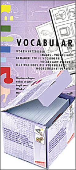 VOCABULAR KOMBIPAKET Bilderbox mit Kopiervorlagen, 4-9 Jahre