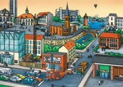 Vocabular Wortschatz-Bilder - Fahrzeuge, Verkehr, Gebäude, Kopiervorlagen, 3-99 Jahre