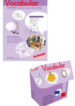 Vocabular Wortschatz-Bilder KOMBIPAKET Kleidung und Accessoires, 3-99 Jahre