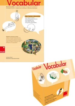Vocabular Wortschatz-Bilder KOMBIPAKET Obst, Gemüse, Lebensmittel, 3-99 Jahre