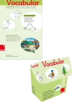 Vocabular Wortschatz-Bilder KOMBIPAKET - Tiere, Pflanzen Natur, 3-99 Jahre