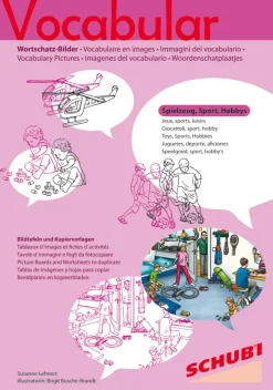Vocabular Wortschatz-Bilder - Spielzeug, Sport, Freizeit, Hobbies, 3-99 Jahre