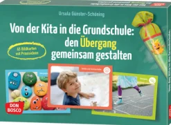 Von der Kita in die Grundschule: den Übergang gemeinsam gestalten, 45 Bildkarten mit Praxisideen, 5-7 Jahre