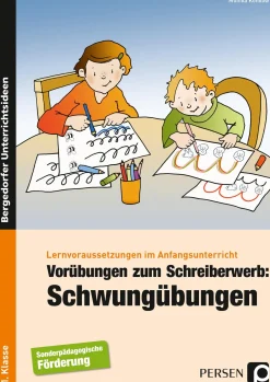 Vorübungen zum Schreiberwerb: Schwungübungen, Broschüre, Vorschule/1. Klasse