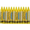 Wachsmalstifte Premium 12er, gelb, anspitzfrei