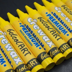 Wachsmalstifte Premium 12er, gelb, anspitzfrei