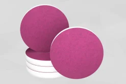 Wand-Akustikabsorber, Kreise Pink, 23,5 cm, rund, soni CIRCLE klein
