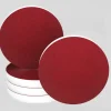 Wand-Akustikabsorber, Kreise Rot, 38 cm, rund, soni CIRCLE