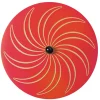 Wandkreisel Spirale mit Wandhalterung, blau und rot, 63 cm Ø