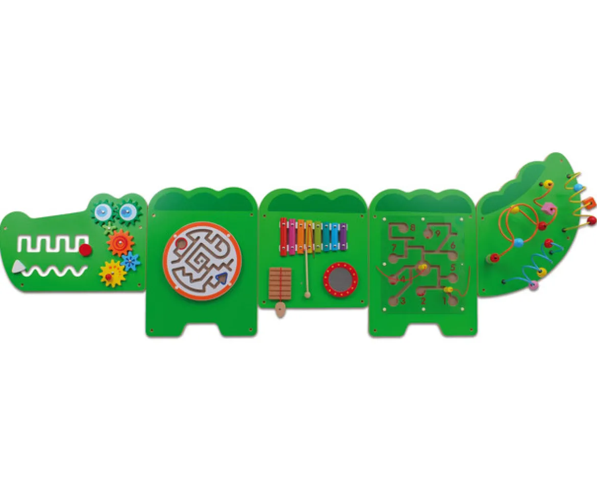 Wandspiel Krokodil, 5-teilig, 1-4 Jahre