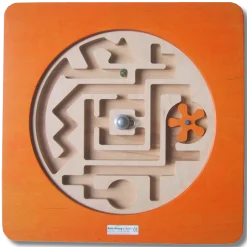 Wandspiel Labyrinth drehbar