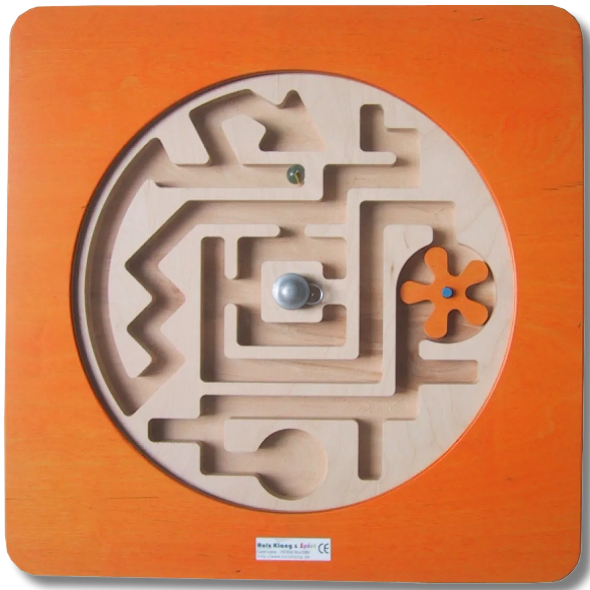 Wandspiel Labyrinth drehbar