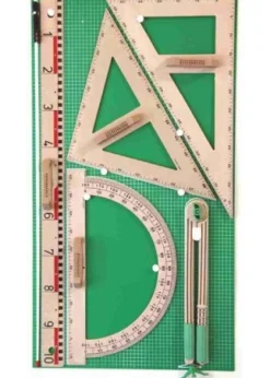 Wandtafelzeichengerätesatz RE-Wood® mit Vollmagnetstreifen (165134.M00)