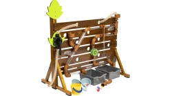 Wasser-Spielset, Freistehende Wand mit Rohren und Rädern, Outdoor