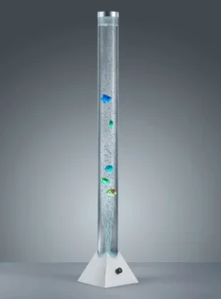 Wassersäule, 130 cm Höhe, inkl. Schwimmfische 5er-Set