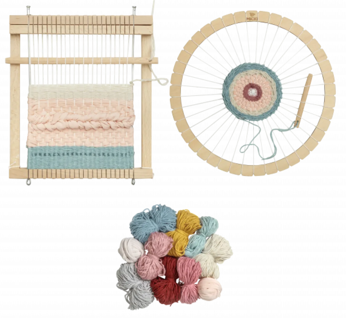 Webrahmen Set, 3 Teile, ab 6 Jahren