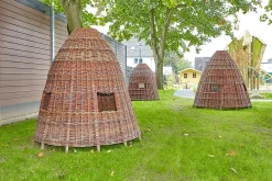 Weidenhütten-Set, 3-teilig, 3 Größen, inkl. Transport