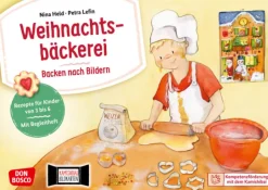 Weihnachtsbäckerei: Backen nach Bildern. Kamishibai Bildkartenset, 3-6 Jahre