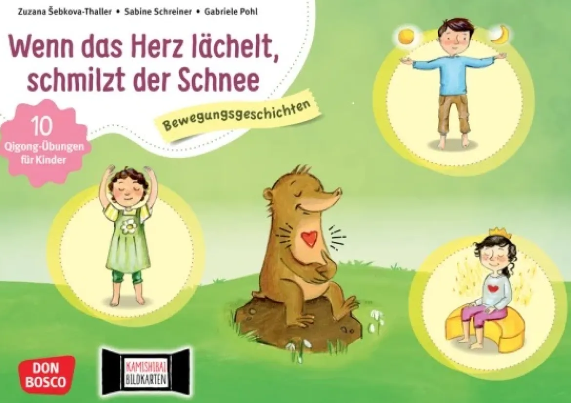 Wenn das Herz lächelt, schmilzt der Schnee, Kamishibai Bildkartenset, 4-10 Jahre
