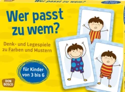 Wer passt zu wem? Karten, 3 bis 6 Jahre