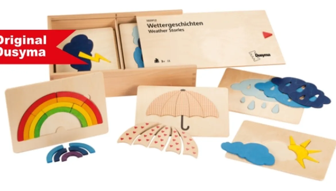 Wettergeschichten, Holzplättchen, ab 3 Jahre