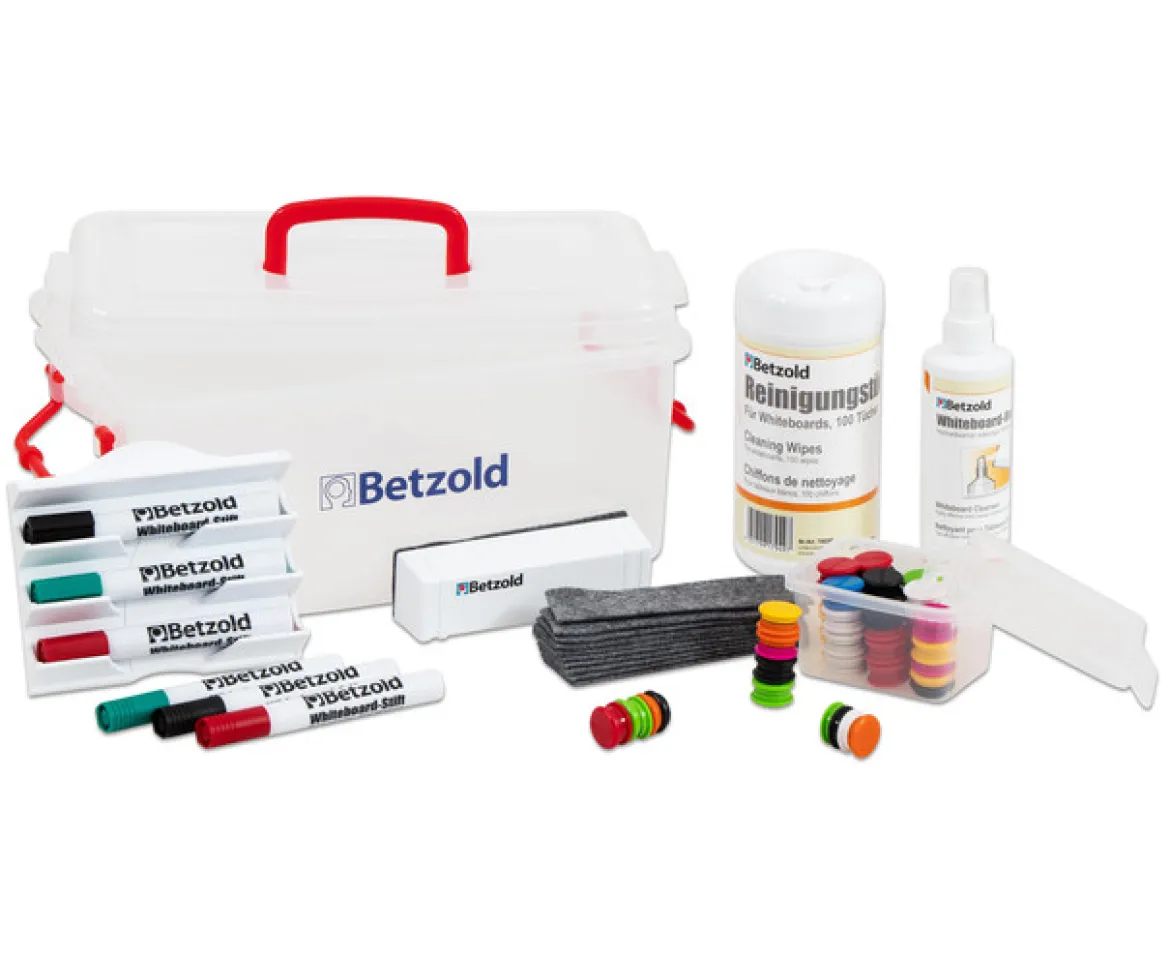 Whiteboard-Set inkl. praktischer Materialbox