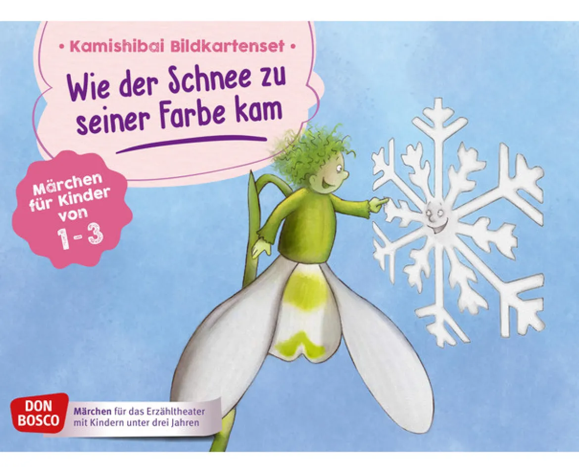 Wie der Schnee zu seiner Farbe kam, Kamishibai Bildkartenset